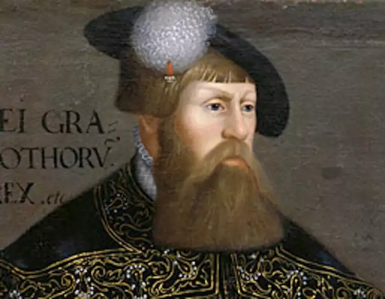 Орден Меча. Джейкоб Бинг. Картина «Портрет короля Густава I», 1542