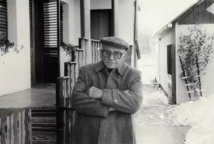 Иван Генералич. Фотопортрет художника, 1988 Иван Генералич. Фотопортрет художника, 1988