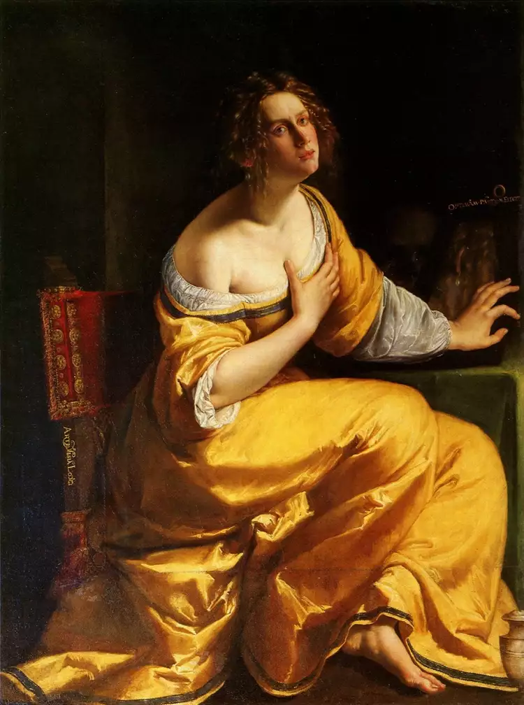 Артемизия Джентилески. «Мария Магдалена», 1620 Артемизия Джентилески. «Мария Магдалена», 1620