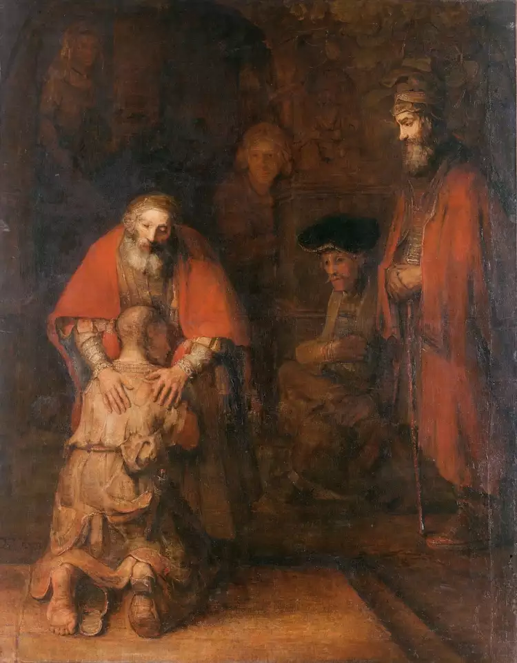 Барокко. Рембрандт. «Возвращение блудного сына», 1663-1669 Барокко. Рембрандт. «Возвращение блудного сына», 1663-1669