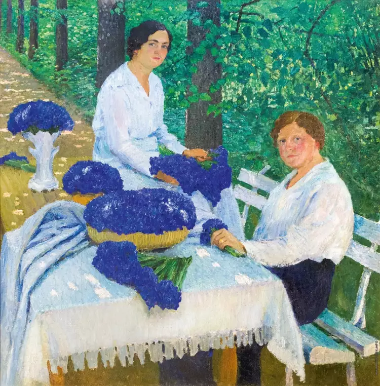 Портреты жен художников. Игорь Грабарь «Васильки» Портреты жен художников. Игорь Грабарь «Васильки»