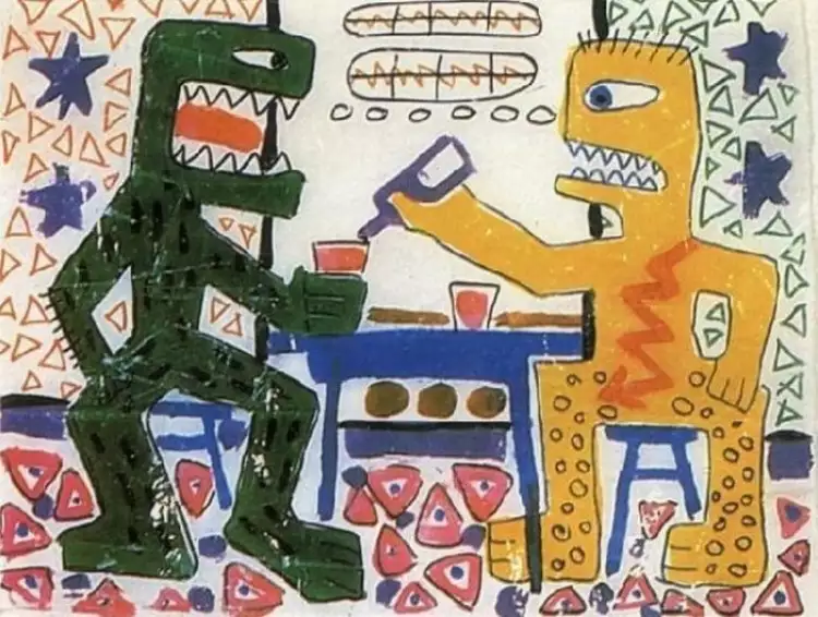 Картина Виктора Цоя