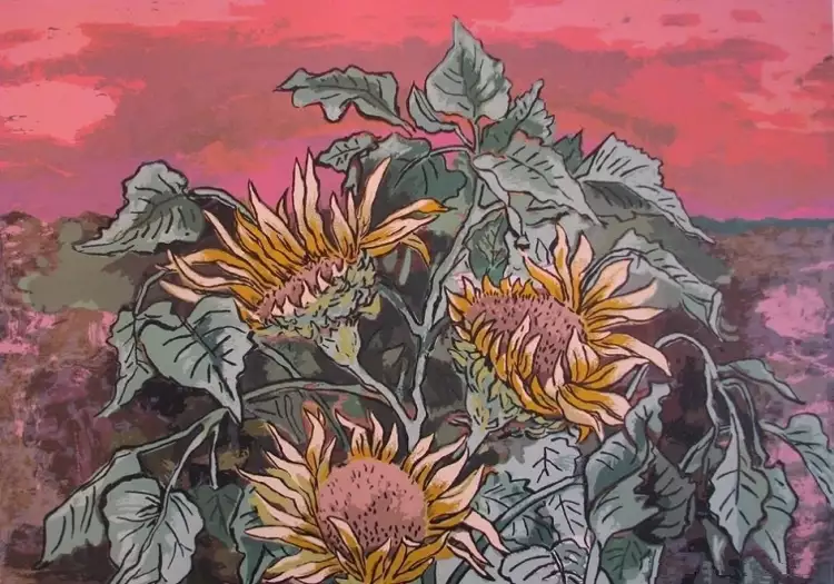 Гай Маккой. Картина «Подсолнухи в августе», 1976 Гай Маккой. Картина «Подсолнухи в августе», 1976