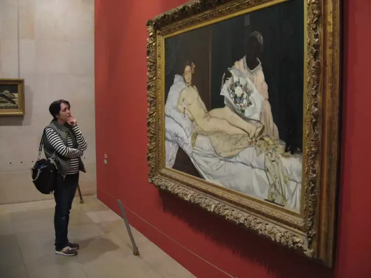 Мане Эдуард. «Олимпия» Мане в музее Орсе Мане Эдуард. «Олимпия» Мане в музее Орсе