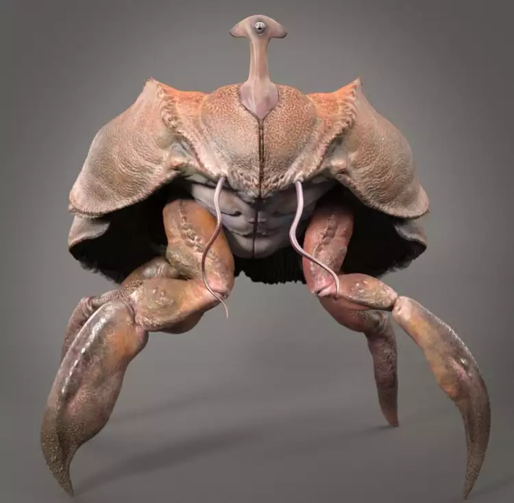 Виртуальное искусство. Джованни Накпил. Виртуальная скульптура фантастического монстра