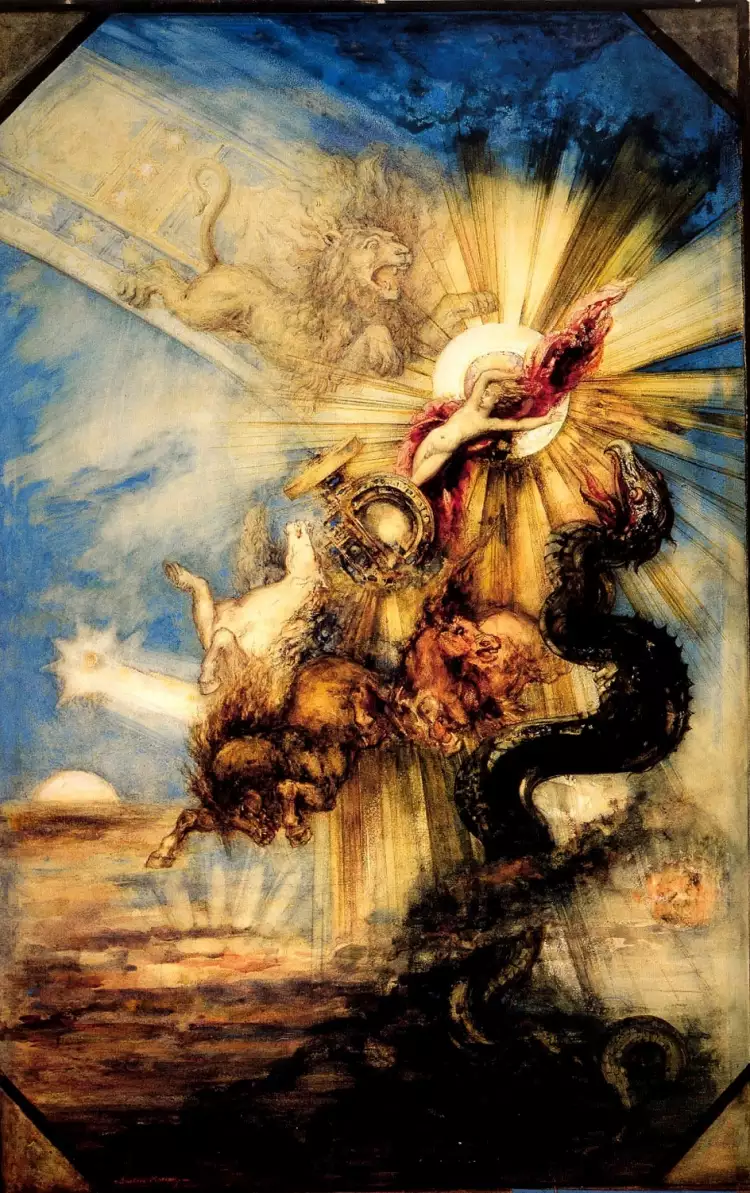 Мифологический жанр. Гюстав Моро. «Фаэтон», 1878 Мифологический жанр. Гюстав Моро. «Фаэтон», 1878