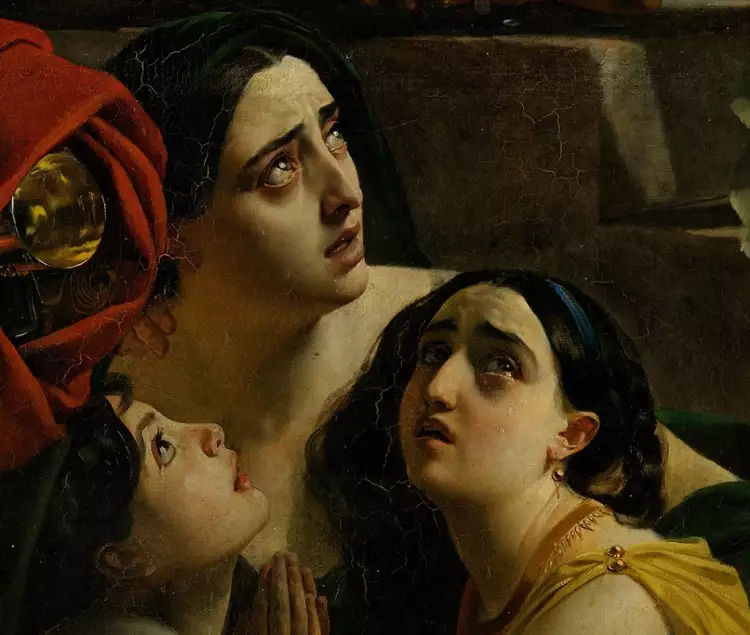 Карл Брюллов. «Последний день Помпеи», 1833 (фрагмент) Карл Брюллов. «Последний день Помпеи», 1833 (фрагмент)