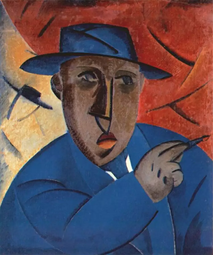Владимир Татлин. Картина «Портрет художника», 1912