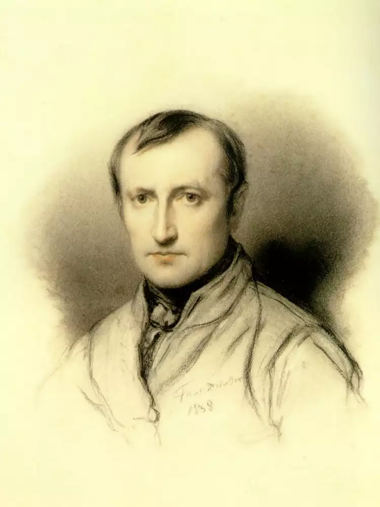 Поль Деларош. Картина «Автопортрет», 1838 Поль Деларош. Картина «Автопортрет», 1838