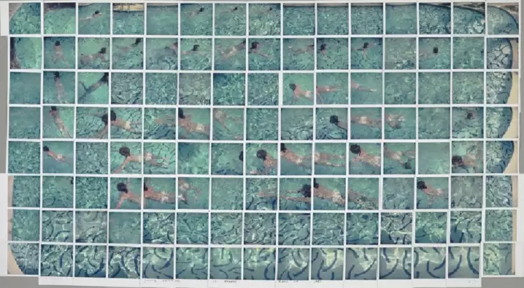 Дэвид Хокни. Фотоколлаж «Заплыв Грегори» Дэвид Хокни. Фотоколлаж «Заплыв Грегори»