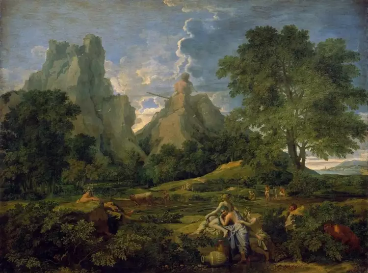 Classicisme français. Nicolas Poussin. Paysage avec Polyphème, 1649