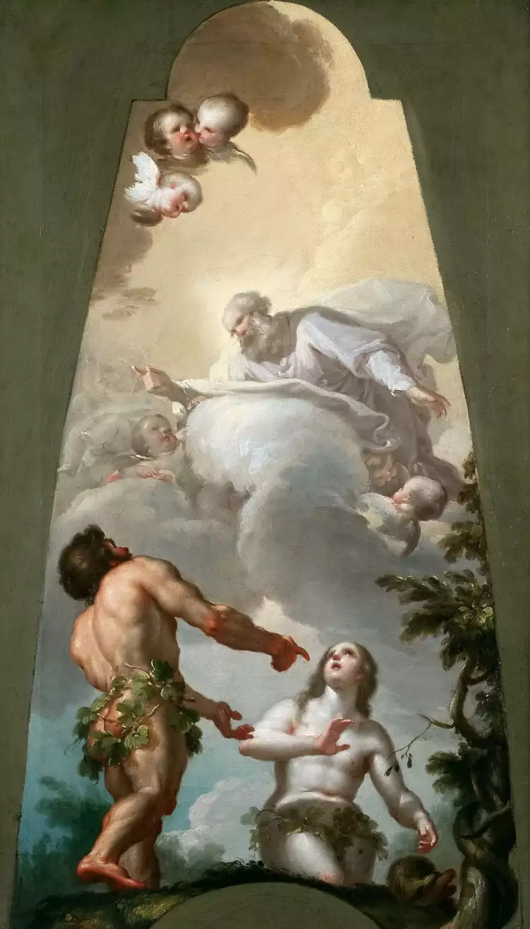 Адам и Ева в мировой живописи. Франциско Байеу и Субиас. «Изгнание»