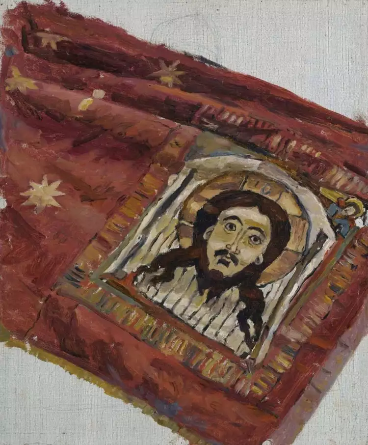 Василий Суриков. Эскиз «Знамя из арсенала Московского Кремля», 1891-1895 Василий Суриков. Эскиз «Знамя из арсенала Московского Кремля», 1891-1895