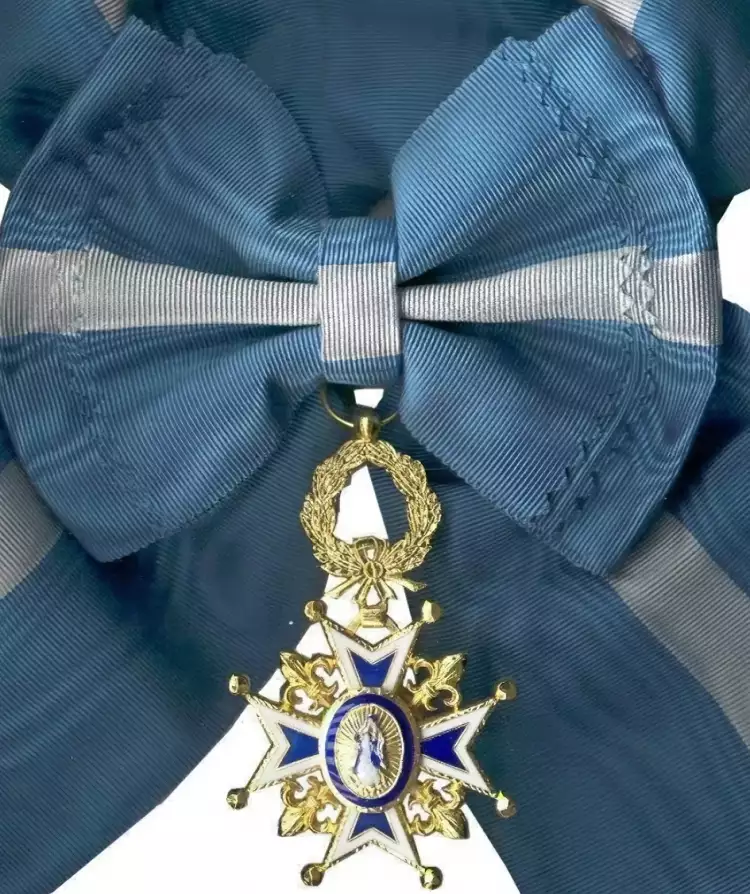 Орден Карлоса III. Орденская лента с Большим крестом