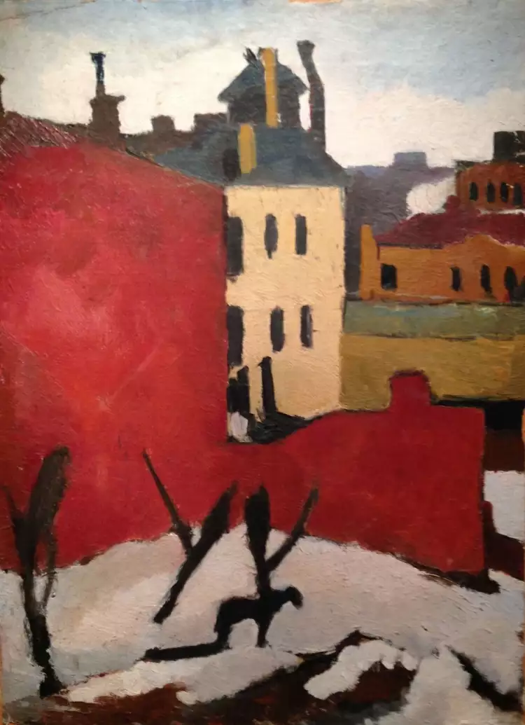 Константин Истомин. «Московский пейзаж», 1922