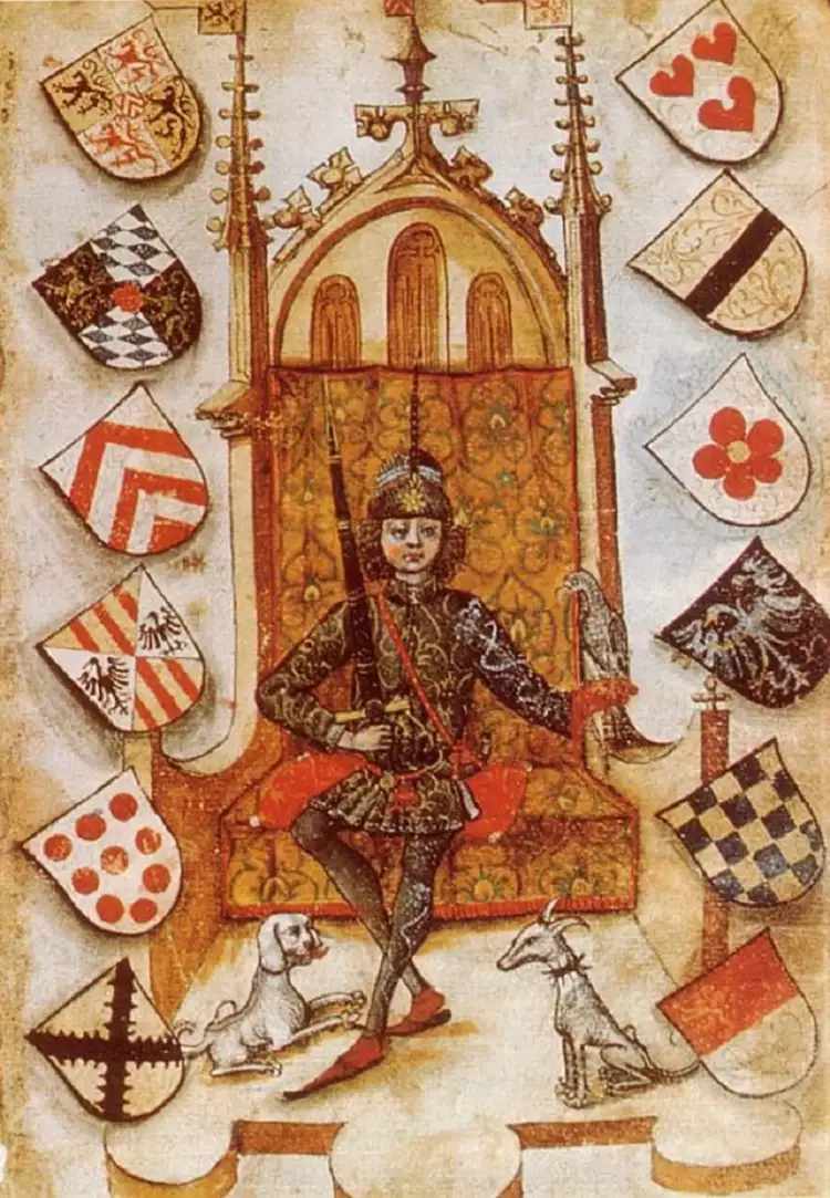 Ордена Германии. Миниатюра. Герцог Герхард фон Юлих-Берг, 1480 Ордена Германии. Миниатюра. Герцог Герхард фон Юлих-Берг, 1480