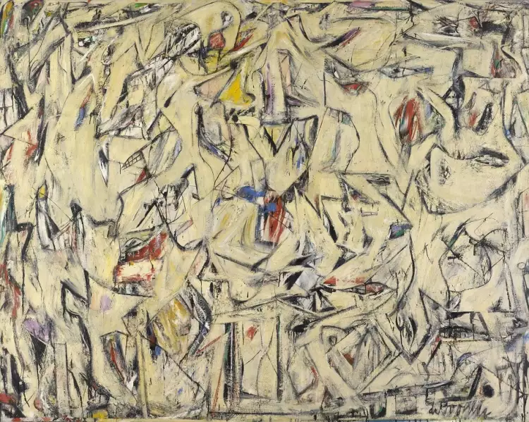 Виллем де Кунинг. Картина «Раскопки», 1950