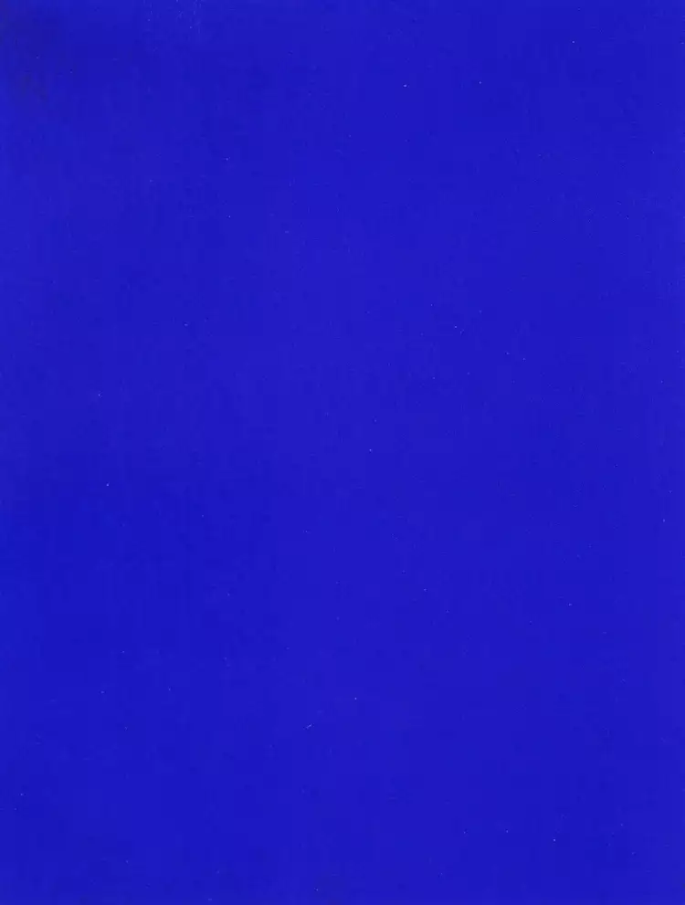 Минимализм. Ив Кляйн. IKB, 1962 Минимализм. Ив Кляйн. IKB, 1962