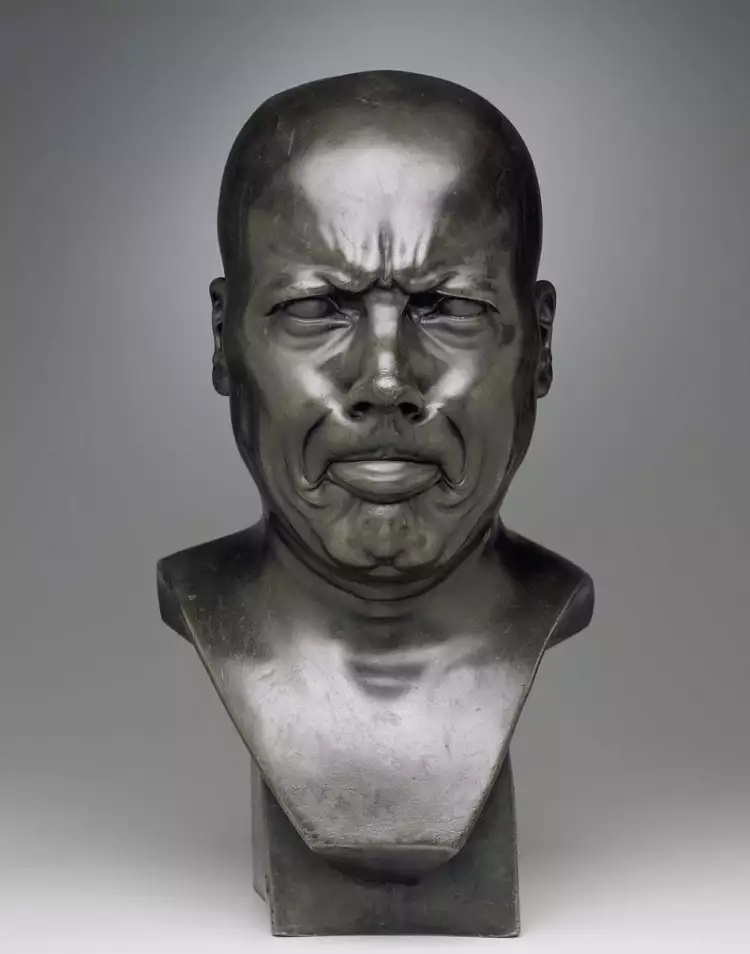 Франц Ксавер Мессершмидт. Скульптура «Эмоция 36 — ипохондрик», 1770-е