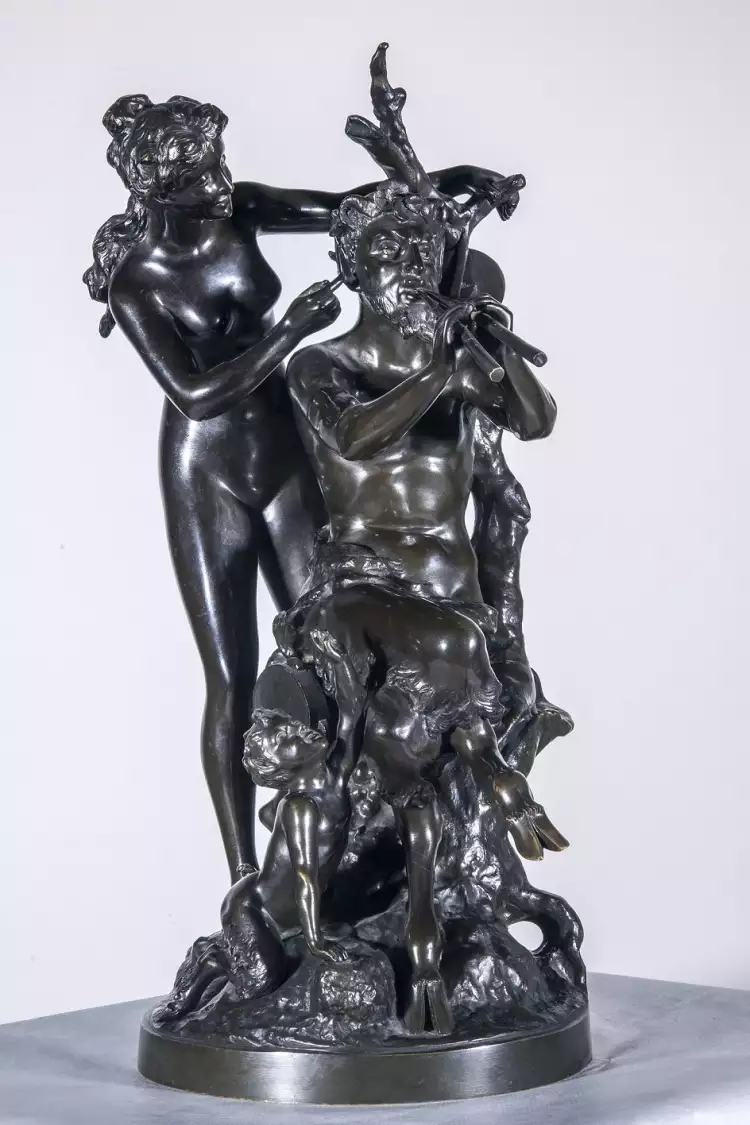 Клодион. Скульптура «Фавн и нимфа», 1790-е