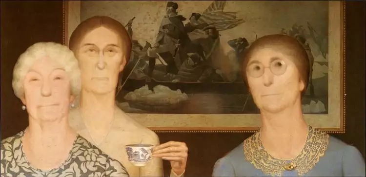 Regionalismus. Grant Wood. Daughters of Revolution, 1932 Regionalismus. Grant Wood. Daughters of Revolution, 1932