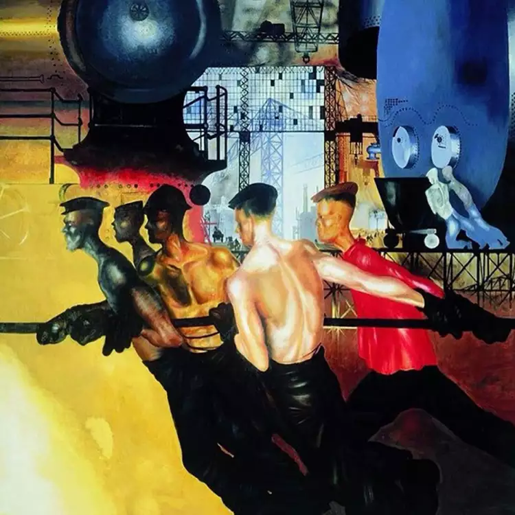 Юрий Иванович Пименов. «Даёшь тяжёлую индустрию», 1927