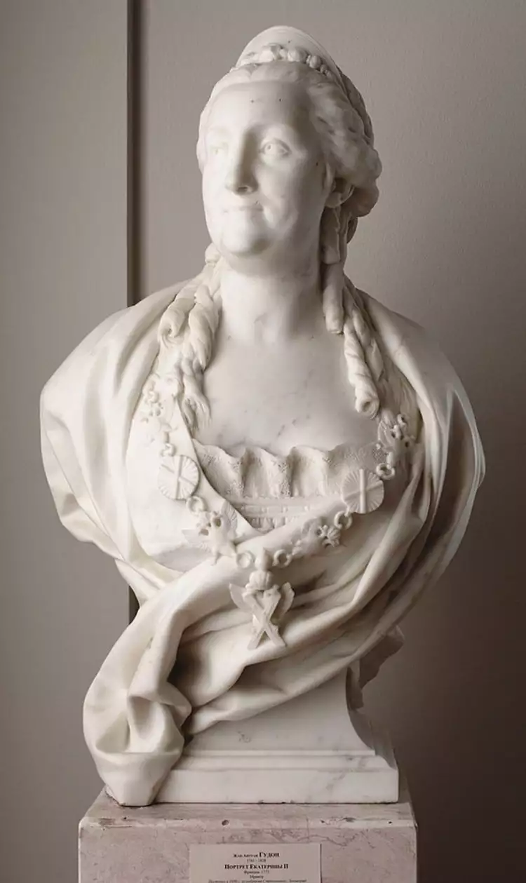 Жан-Антуан Гудон. Скульптура «Бюст Екатерины II», 1775