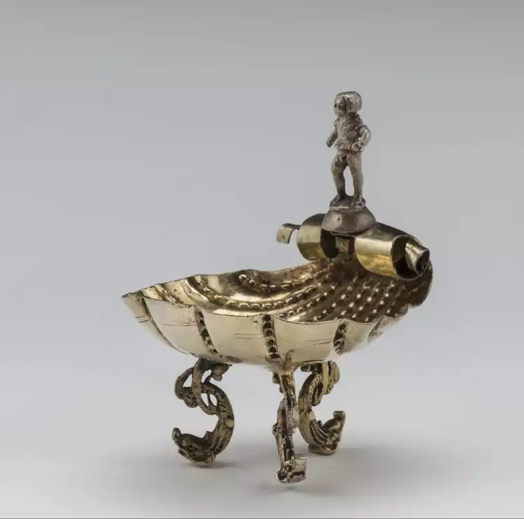 Серебро Германии. Андреас Бергманн. Солонка, 1688 г. Серебро Германии. Андреас Бергманн. Солонка, 1688 г.