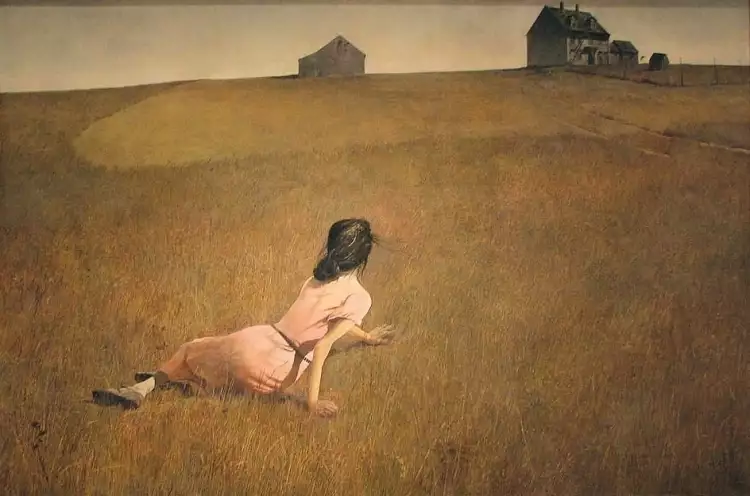 Эндрю Уайет. Картина «Мир Кристины», 1948