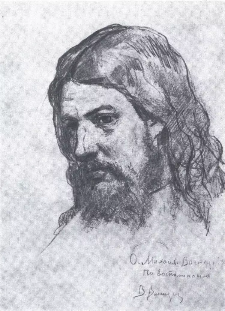 Виктор Васнецов. «Портрет Михаила Васнецова, отца художника», 1870