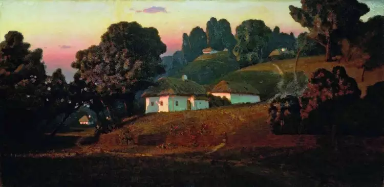 Архип Куинджи. Картина «Вечер на Украине», 1878
