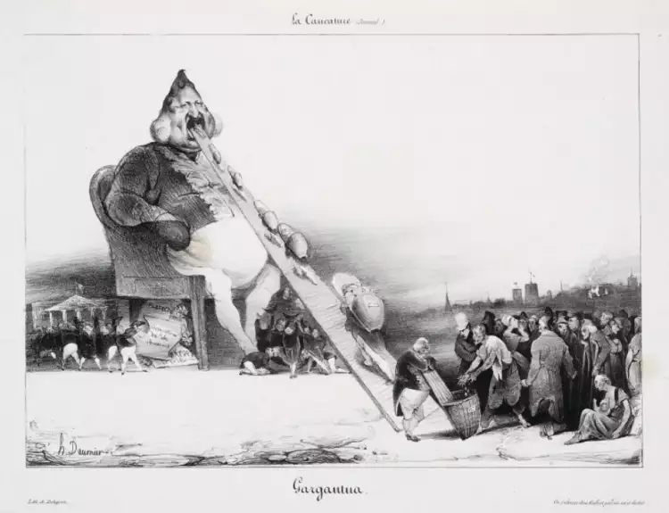 Оноре Домье. «Гаргантюа», 1831