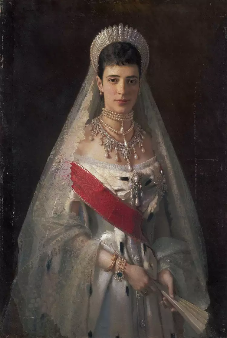 Иван Крамской. Картина «Портрет императрицы Марии Фёдоровны», 1881 Иван Крамской. Картина «Портрет императрицы Марии Фёдоровны», 1881