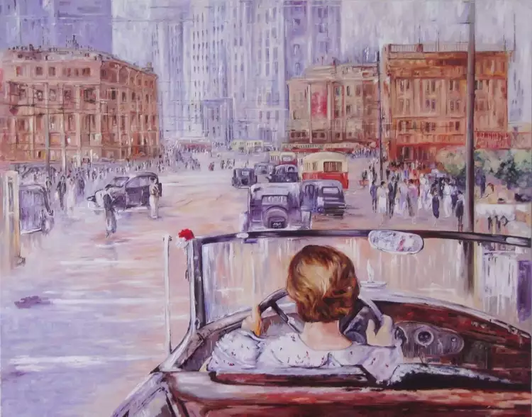 Юрий Иванович Пименов. «Новая Москва», 1937