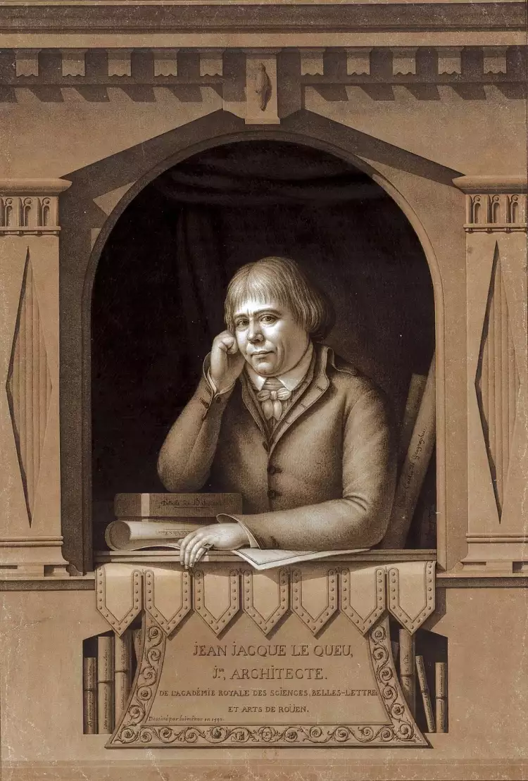 Жан-Жак Лекё, автопортрет