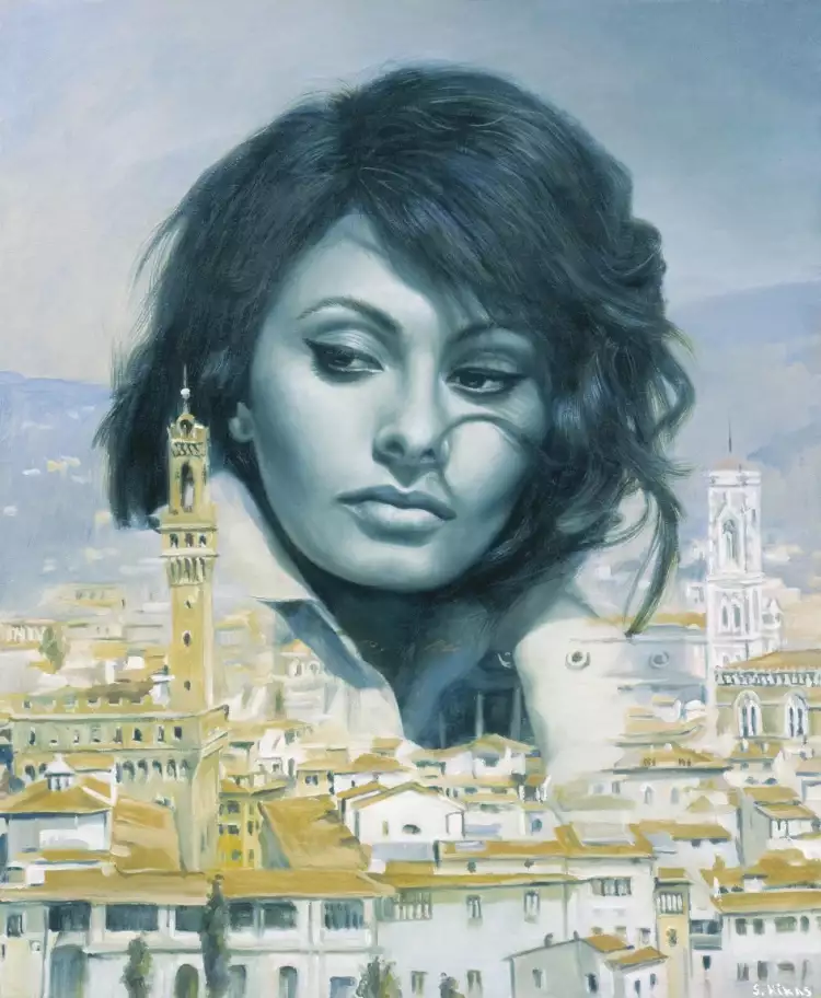 Никас Сафронов. Картина «Рожденная в Риме», XXI век