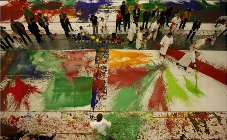 Акционизм. Герман Нитч. 56-я живописная акция, 2009