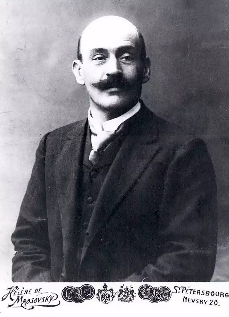 Франц Рубо. Елена Мрозовская. Фотография «Портрет Франца Алексеевича Рубо», 1908-1910