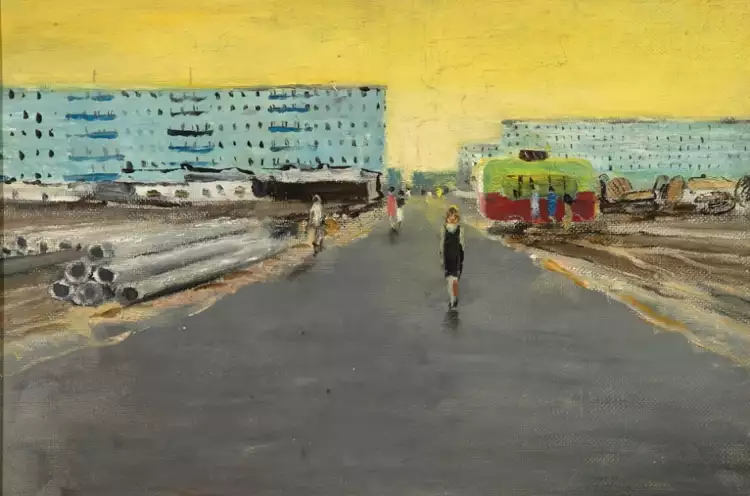 Советский быт в картинах. Ю. Пименов «Утро в городе»