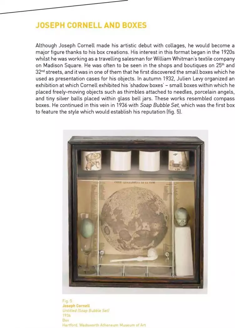 Ассамбляж. Джозеф Корнелл. Картина «Без названия», 1936