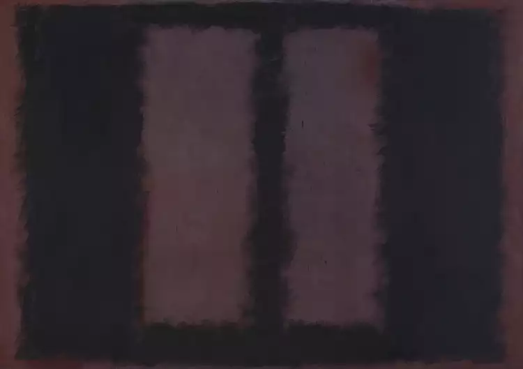 Абстрактный экспрессионизм. Марк Ротко. Картина «Черное на коричневом», 1958 Абстрактный экспрессионизм. Марк Ротко. Картина «Черное на коричневом», 1958