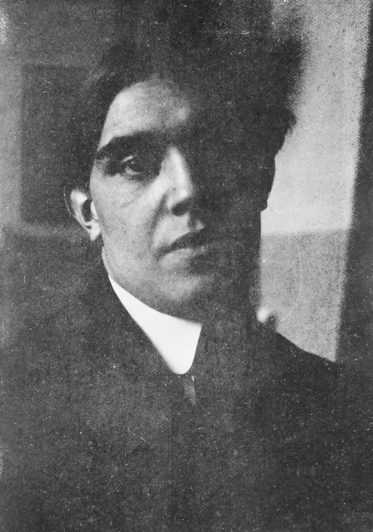 Хуан Грис. Фотопортрет художника, 1913