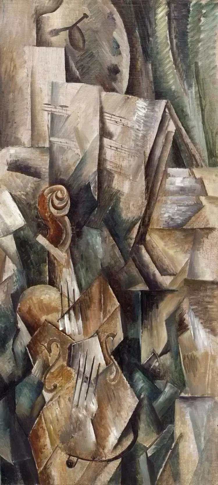 Georges Braque. Geige und Palette, 1909 Georges Braque. Geige und Palette, 1909