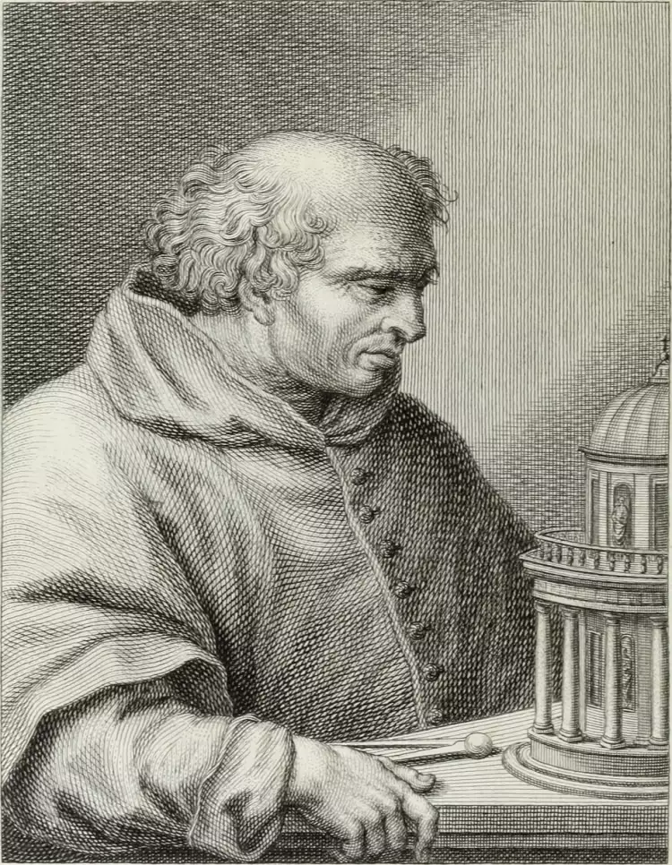 Донато Браманте. Гравюра «Портрет Донато Браманте», середина XVIII века