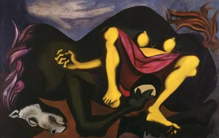 Андре Фужерон. Картина «Изнасилованная Испания», 1937