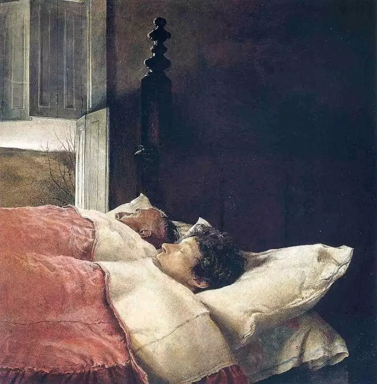 Эндрю Уайет. Картина «Брак», 1993