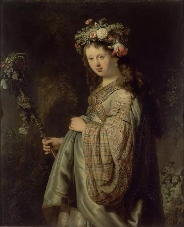 Pastorale. Rembrandt. Saskia als Flora, 1634 Pastorale. Rembrandt. Saskia als Flora, 1634