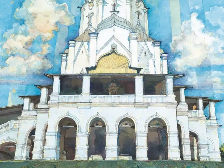 Герман Орлов. Восточный фасад церкви Вознесения