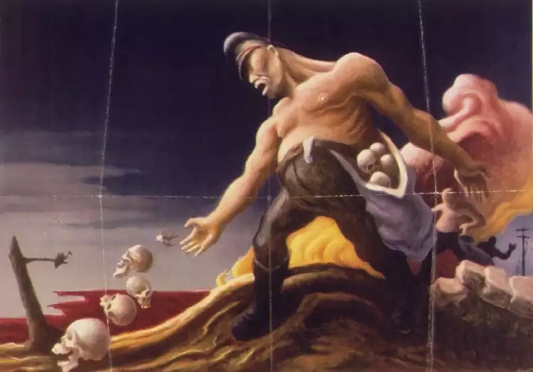 Томас Харт Бентон. Картина «Сеятели», 1945