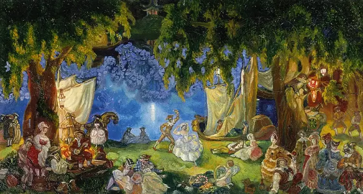 Сергей Судейкин. «Привал комедиантов»